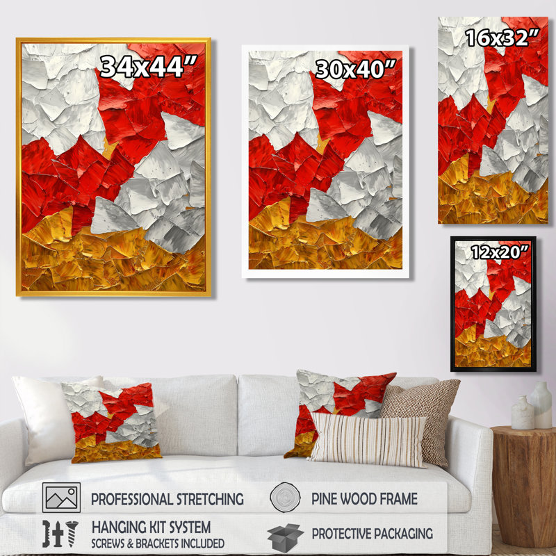 Smedley - Abstract Wall Decor, Argent argent, H 32 po x l 24 po, Reproduction encadrée d'une seule photo