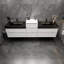 Ensemble de meuble-lavabo double mural Golitz-65239720