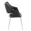 Chaise en métal et similicuir élégant - ensemble de 2-125535619-125535622