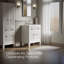 Hearthaven 30'' Free Standing Single Bathroom Vanity Cabinet with Sink and Quartz Top-827105105-902885194