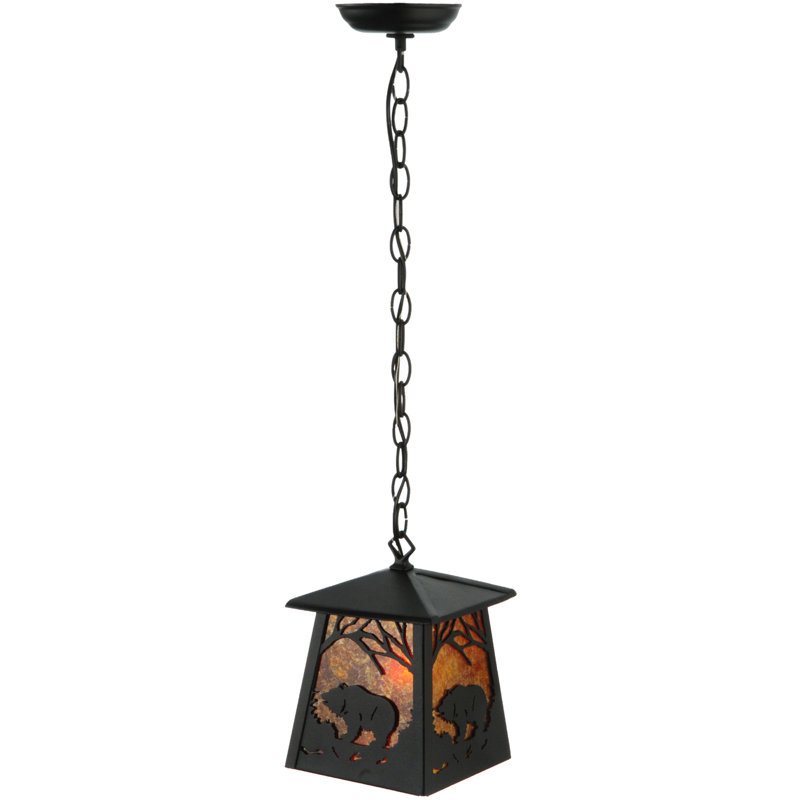 Luminaire suspendu géométrique 1 lumières lanterne