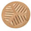 Outdoor Circular Teak Side Table