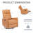 Ebern Designs 3-Position Manual Recliner with Side Pockets-330672712