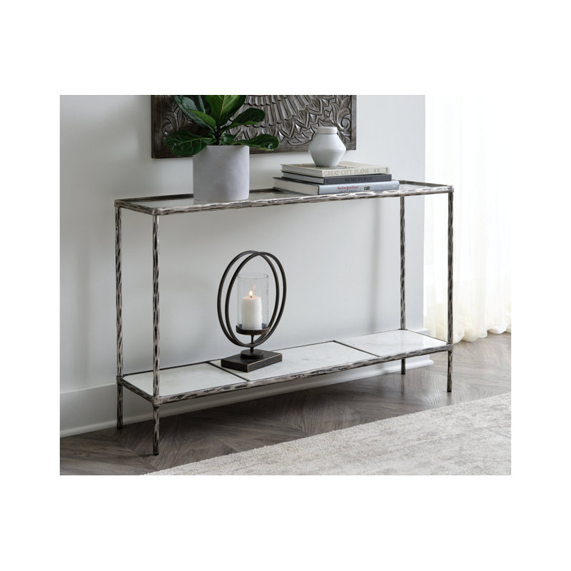 Console de canapé Takevia, Gris