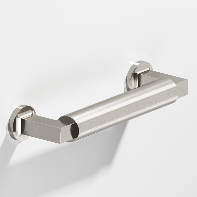 Gropius-Style Cabinet Pull, Satin Nickel, 4"