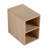 12" Small Wall Mounted Shelf For Various Rooms - Oak, Plywood, Modern 12-Inch Shelving For Many Locations Robust Style