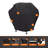 Modern Leisure Black Diamond 48 in. Grill Cover, Waterproof, 48"L x 23"W x 44"H, Black-69510018