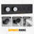 Thermostatic Complete Rainfall Shower System with Rough in-Valve-90878905