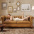 80.7" Leather Sofa, Chesterfield Sofa With Rolled Arm And Solid Wood-1707440206