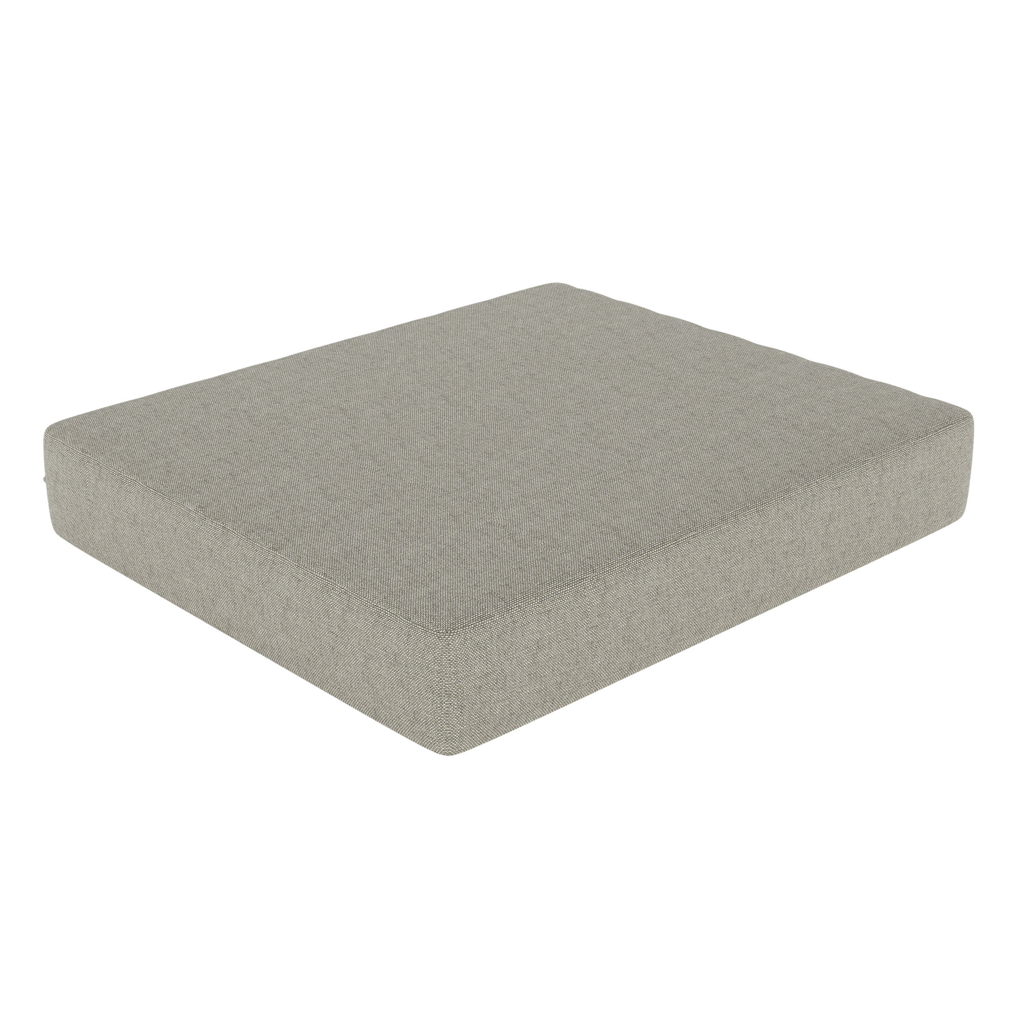 Sunbrella® Outdoor 3.5'' Ottoman Seat Cushion, Spectrum Mushroom Sunbrella® Plainweave
