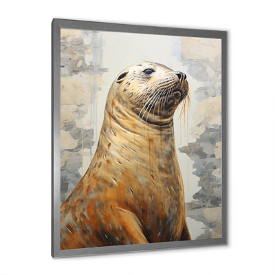Magnifique otarie sur toile