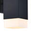 Applique murale d'extérieur câblée noire Khyara-145366685