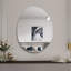 Miroir mural asymétrique pour salle de bain