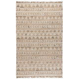 Camille Geometric Area Rug in Light Brown/Beige