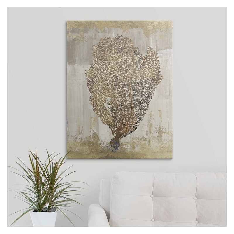 « iii », impression Coral Splendor, H 48 po x l 36 po x P 1,5 po, Toile