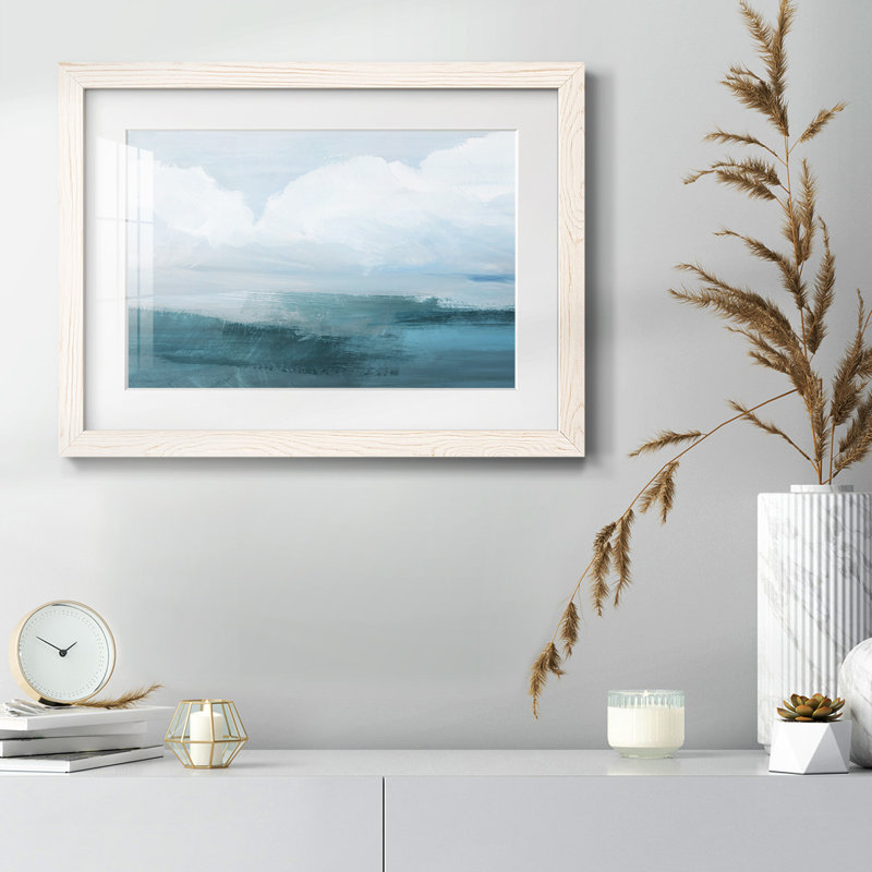 Azur se levant I, H 26 po x l 38 po x P 1,5 po, Blanc