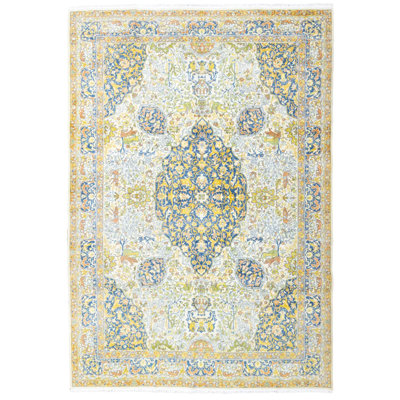 Tapis persan à motif de médaillon Freja