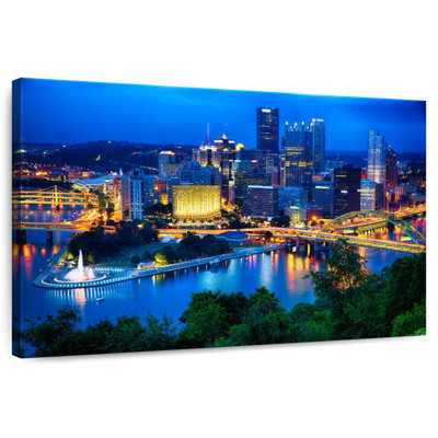 Vue panoramique du centre-ville de Sireci à Pittsburgh