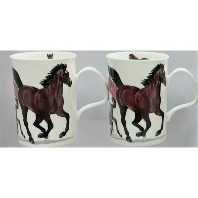 Grande tasse à café cheval de chine Bernie