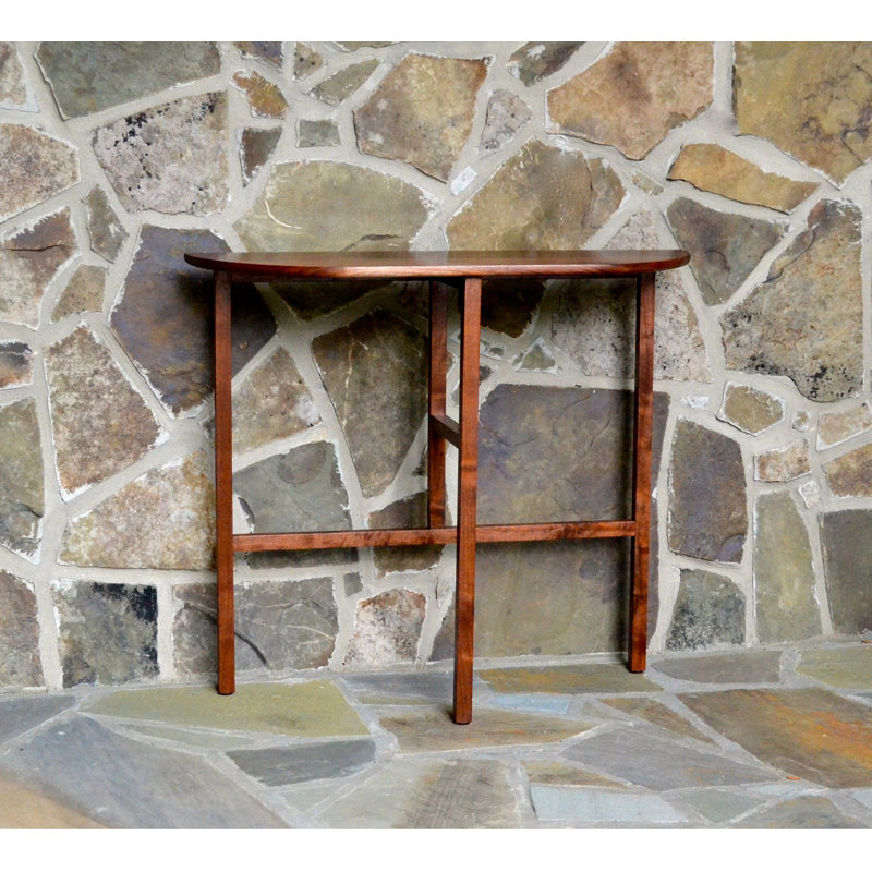 36'' Solid Wood Console Table, Walnut