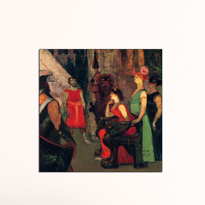 Henri De Toulouse-Lautrec - Wrapped Canvas Print, 70cm H x 70cm W x 1.8cm D