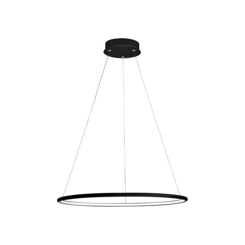 Cliffcrest 1 - Light Black Crystal Pendant