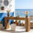 Console Table With Spacious Top, For Farmhouse Or Modern Decor And Versatile Placement-1255718962