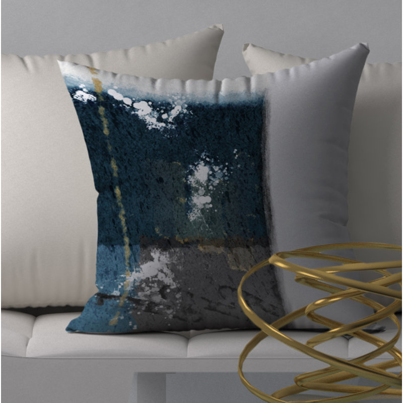 Reversible Throw Pillow, 24" x 24"