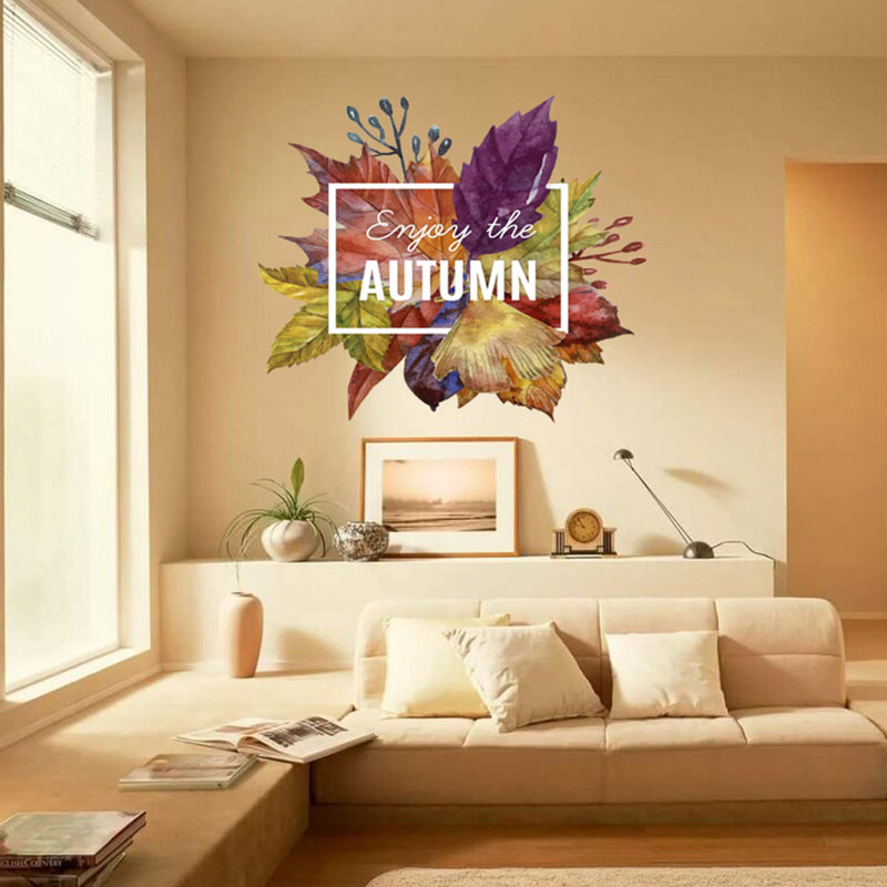 Plants & Flowers Wall Decal, H 22 po x l 24 po