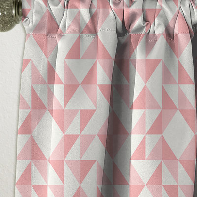 Abstract Curtain Panel, Gold Line Pattern Blackout Decor - Golden Horizontal Lines