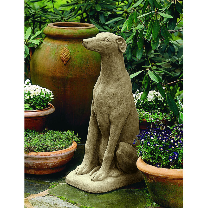 Greyhound Statue, English Moss