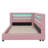 Twin XL Size Upholstered Daybed With Built-In Storage, L-Shaped Structure With LED Strip And USB Connectors, Linen Fabric Bed Frame-1094767301-1094767302