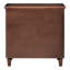 Armoire de chevet 3 tiroirs Alvira Brown