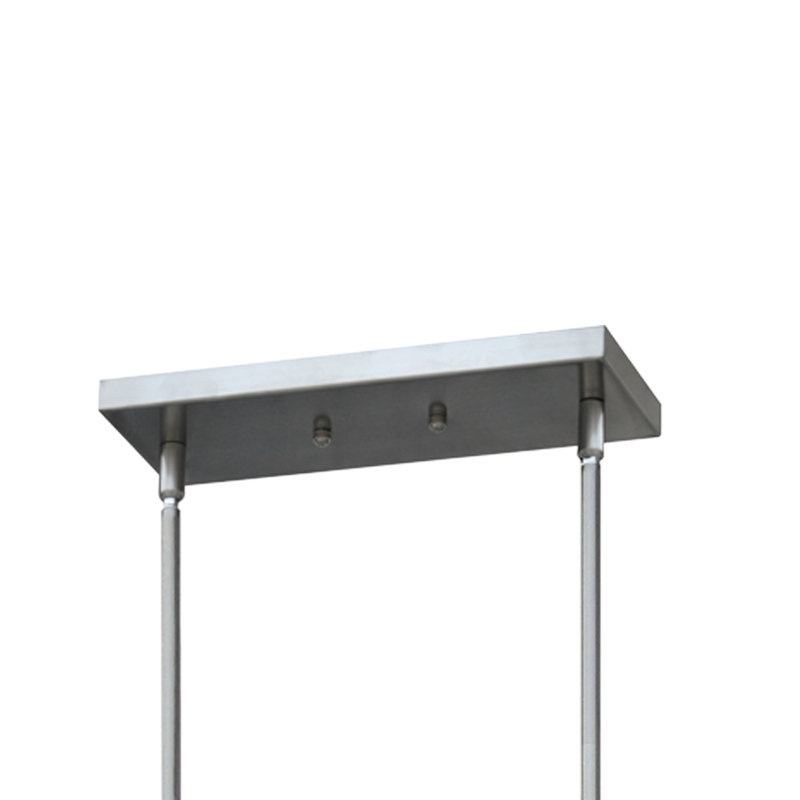 Lustre 8 lumières SS Matte Black, 1, Acier Inoxydable, 8