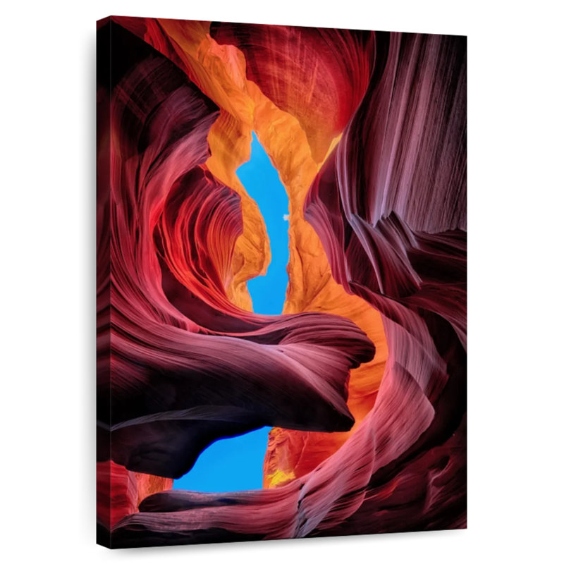 Alvord Scarlet Sandstone Canyon, 45" H x 30" W