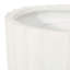 Jardinière - Panier à fleurs en oxyde de magnésium blanc antique pour les bureaux, 12,99 po Profondeur, largeur, hauteur, maisons de 9,17 lb