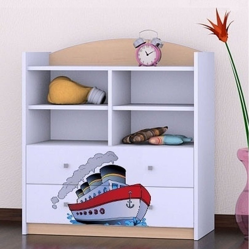 Gia 96cm H X 86cm W Kids Cube, Bright Pear