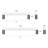 Ribbed Appliance Pull with Fluted Stems-112604233-98619105