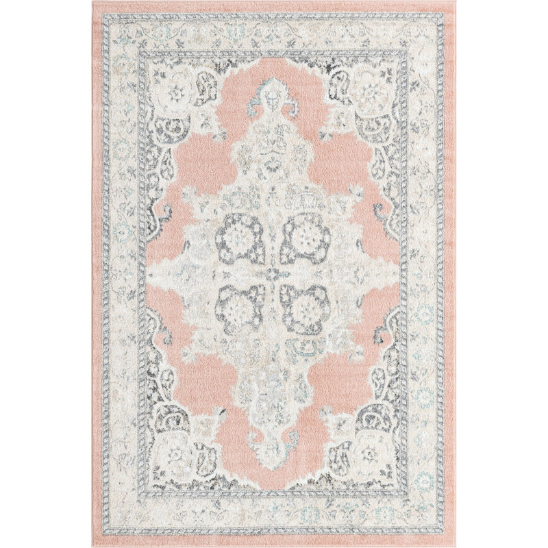 Troayurgh Oriental Indoor Rug, Rectangle 6' x 9'
