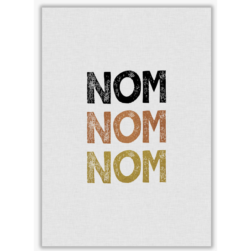 Nom Nom Nom - Print, No Frame, 42 cm H x 30 cm W x 1 cm D