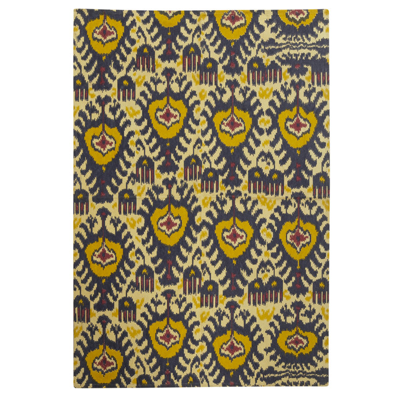 Flatweave Wool Area Rug in Multi