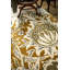 Wool Floral Area Rug in Gold-2044742224