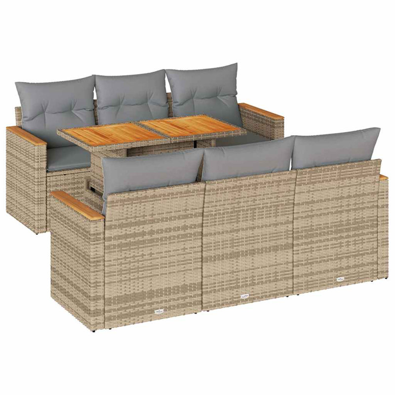 55cm Wide Patio Sofa with Cushions
