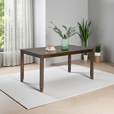 Table de salle à manger en bois, table de cuisine pour petits espaces, table de salle à manger pour 4 personnes