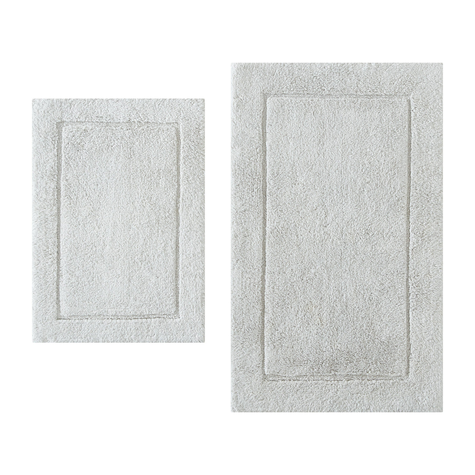 Essence Cotton Bath Rug, Gray