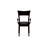 Ingrid 19.25'' H Upholstered Cherry Armchair-22354366-22557500