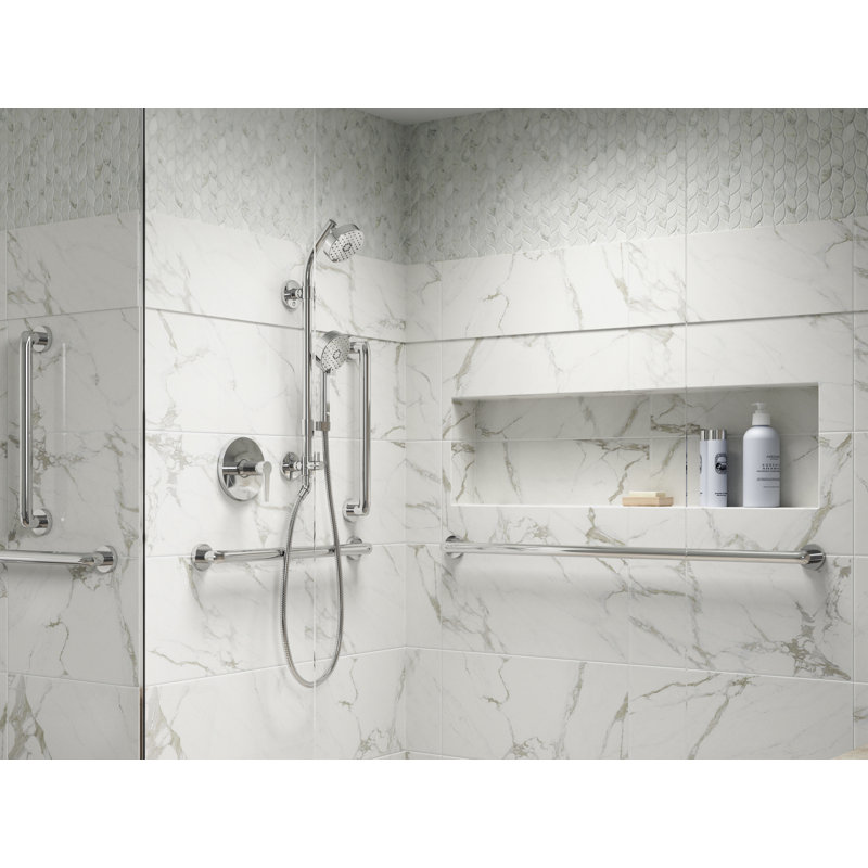 Hydrorail-S Shower Faucet, Polished Chrome