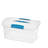Sterilite 18748606 Medium Nesting ShowOffs Clear File Box with Latches