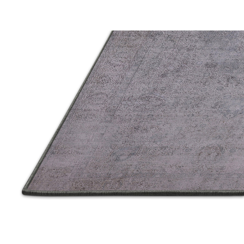 Tapis oriental gris Rania, Rectangle 5 pi x 8 pi