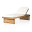 Alaythia 28'' Outdoor Teak Chaise Lounge